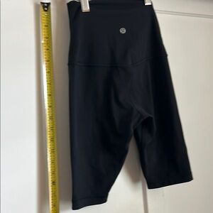 Lululemon Black High-Waisted Shorts